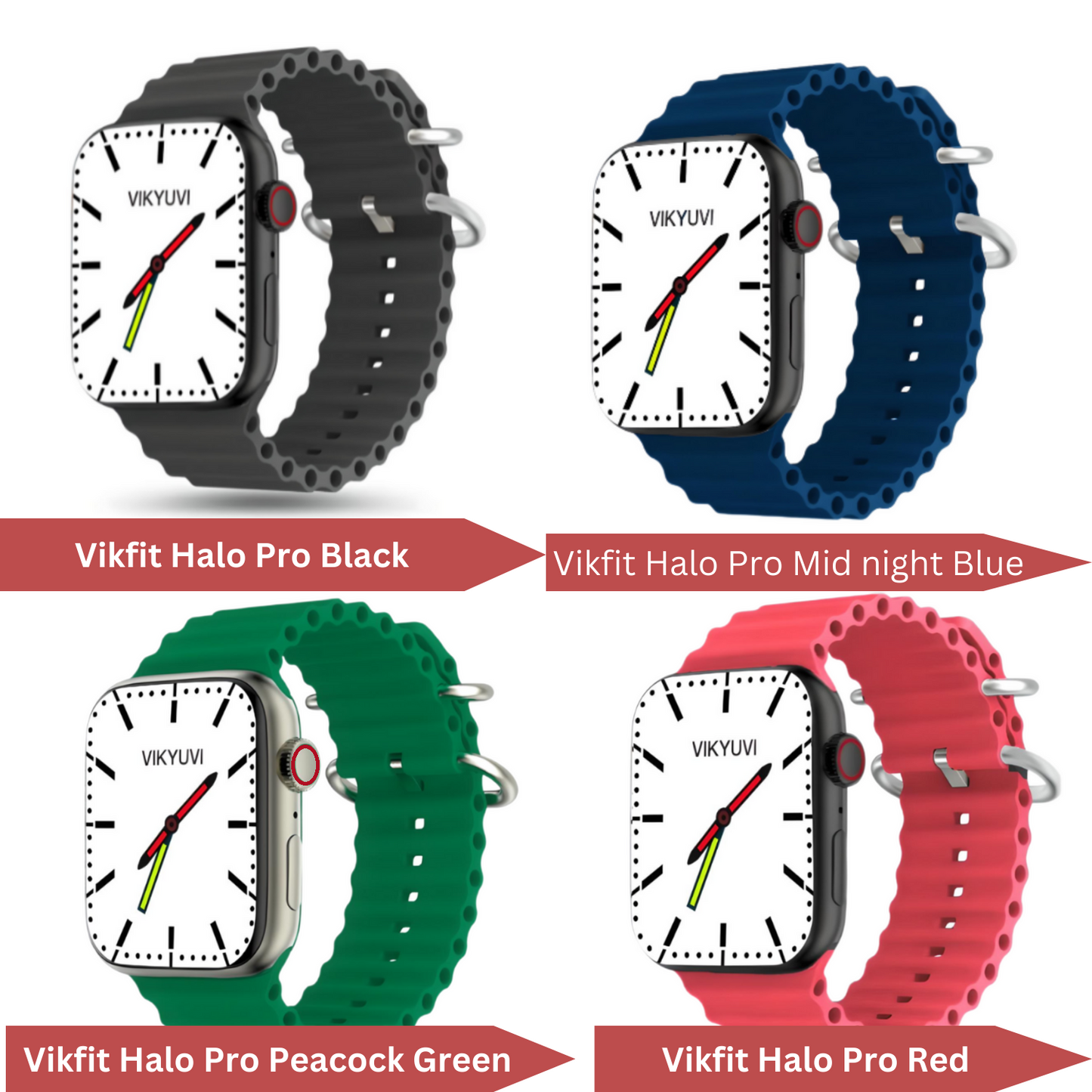 VIKYUVI VIKFIT HALO PRO SMART WATCH