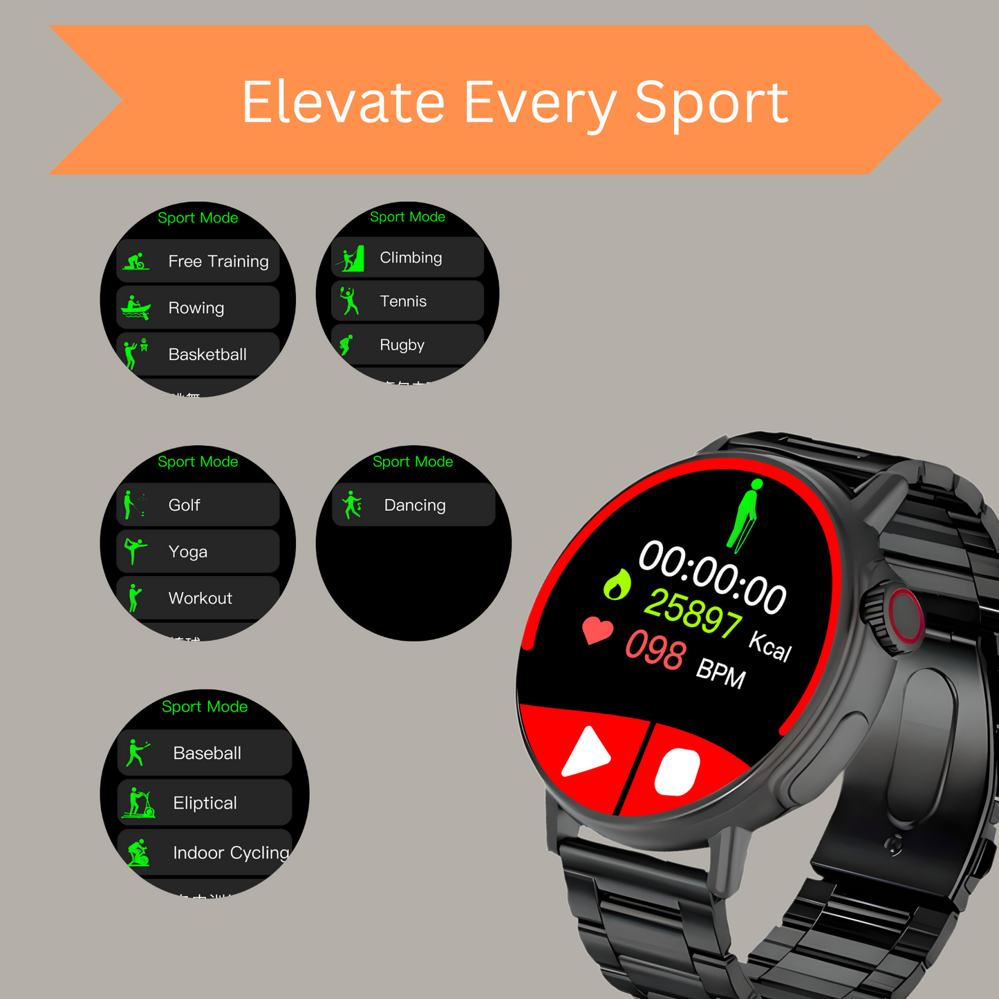 SHOPEVOLVES NEXTFIT HALO PRO SMART WATCH