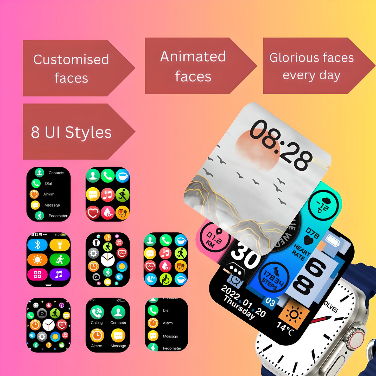 SHOPEVOLVES NEXTFIT HELLO PRO SMART WATCH