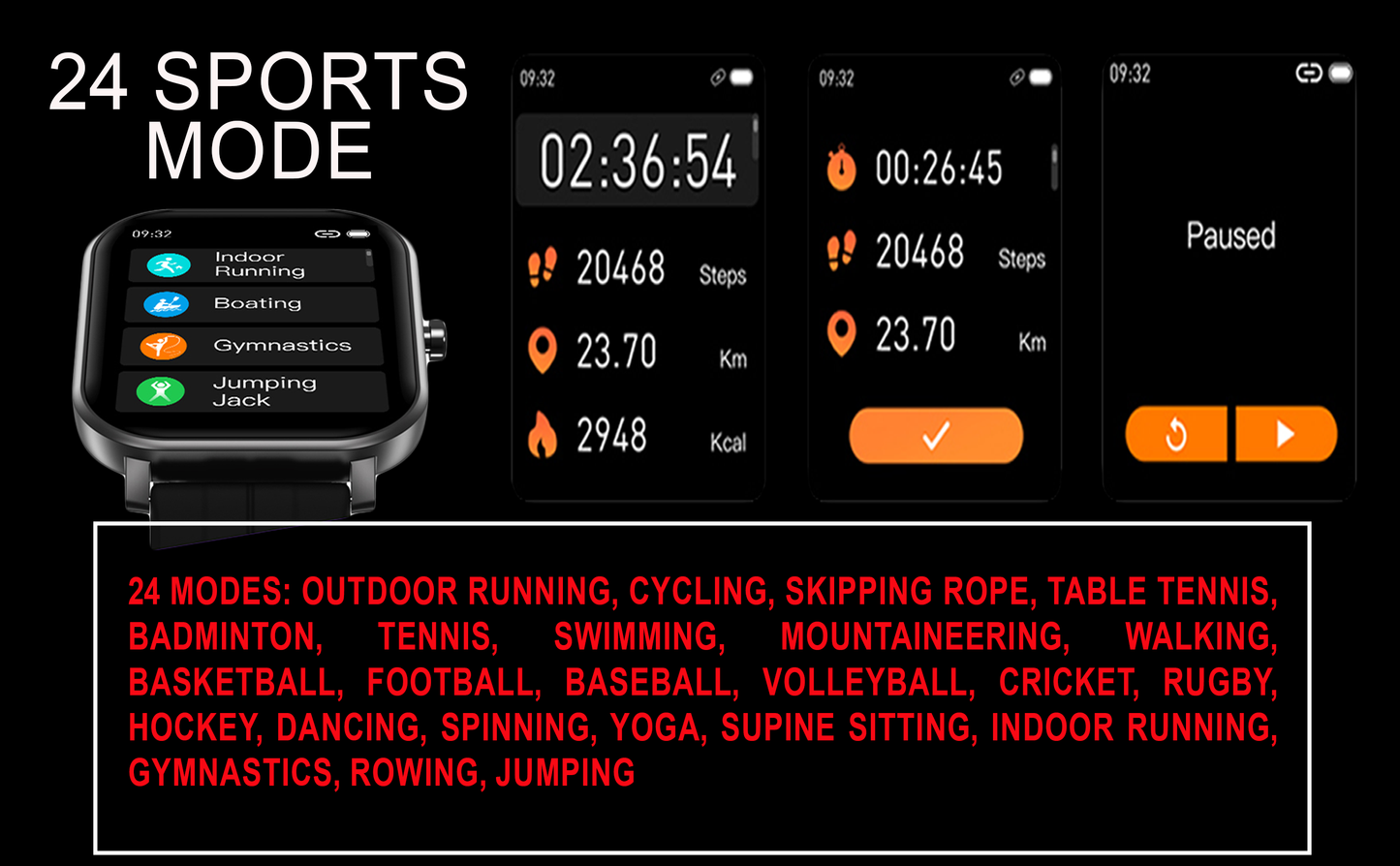 EXTRONICA EXTROFIT MAX SMART WATCH