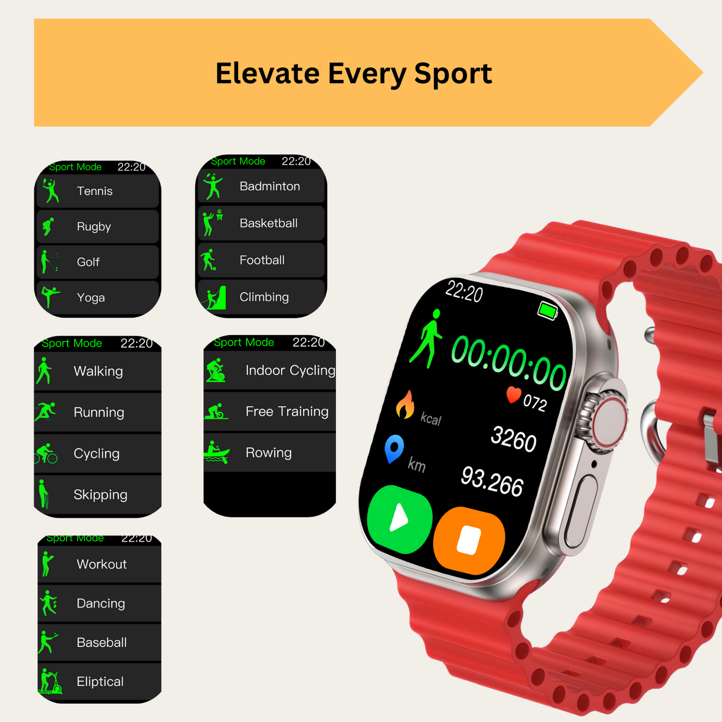 SHOPEVOLVES NEXTFIT HELLO PRO SMART WATCH