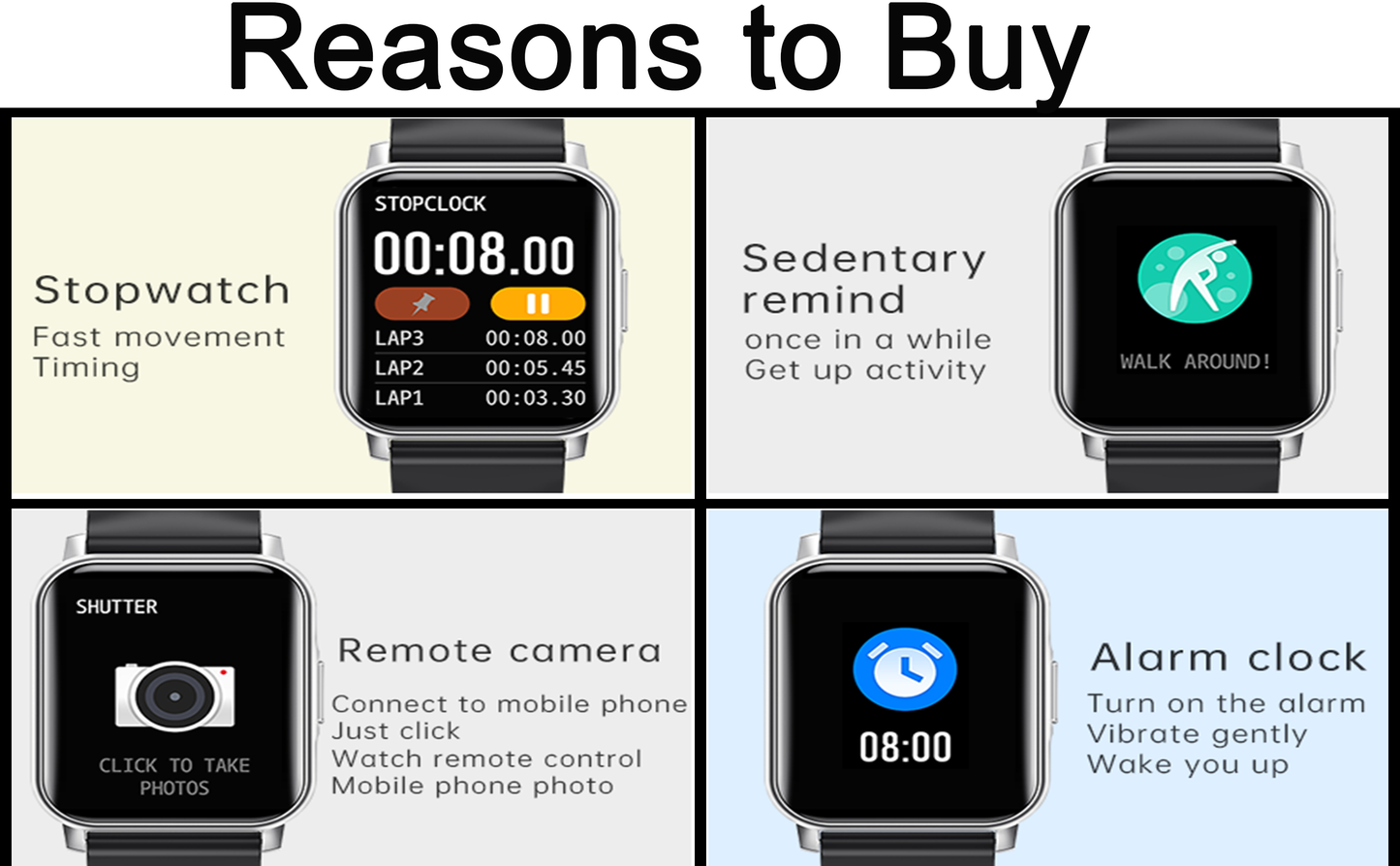 SHOPEVOLVES NextFIT 2 BLACK SMART WATCH